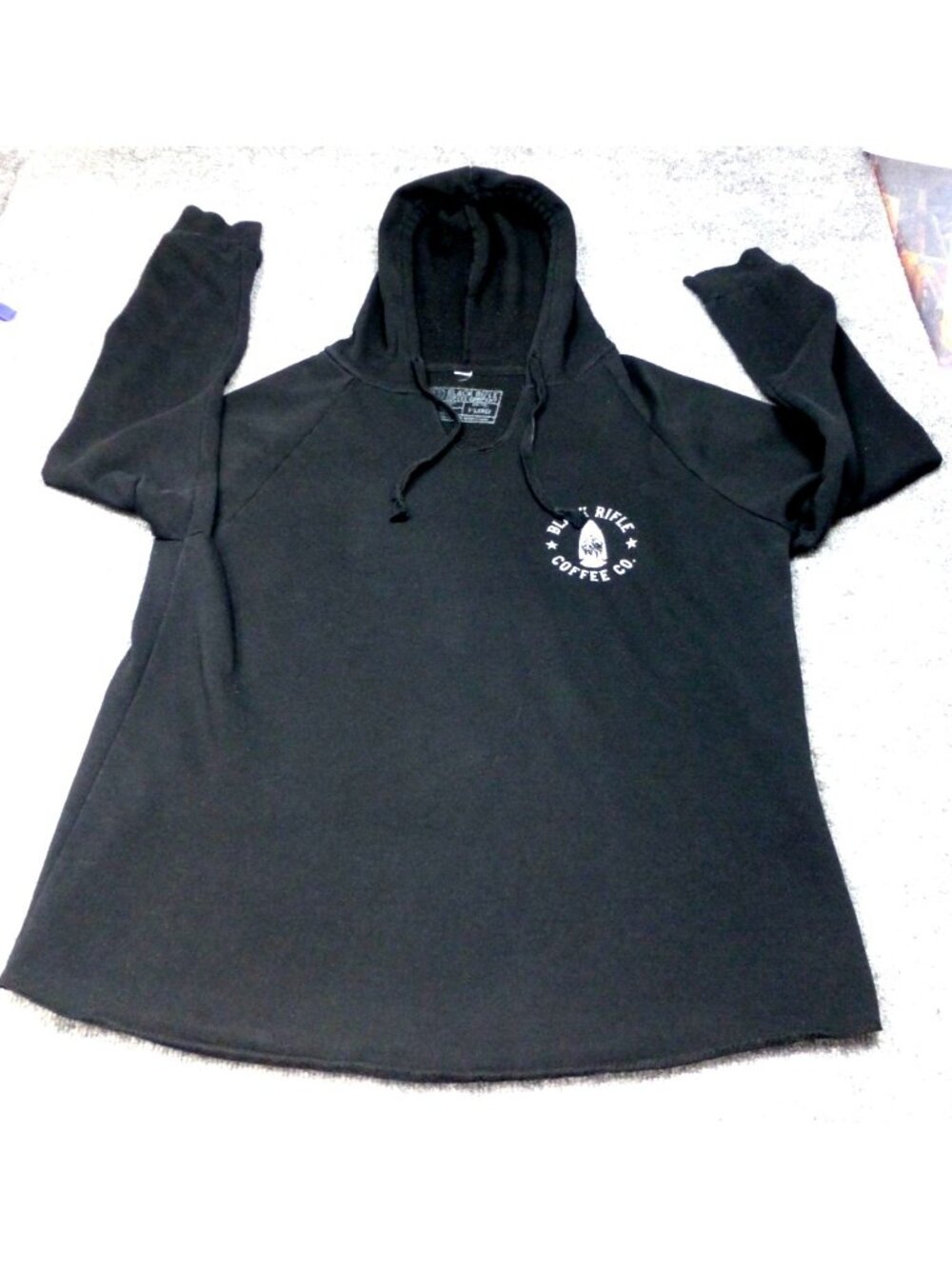 Black Rifle Coffee Co. Hoodie X-Large Black Pullover Independent Trading Co.